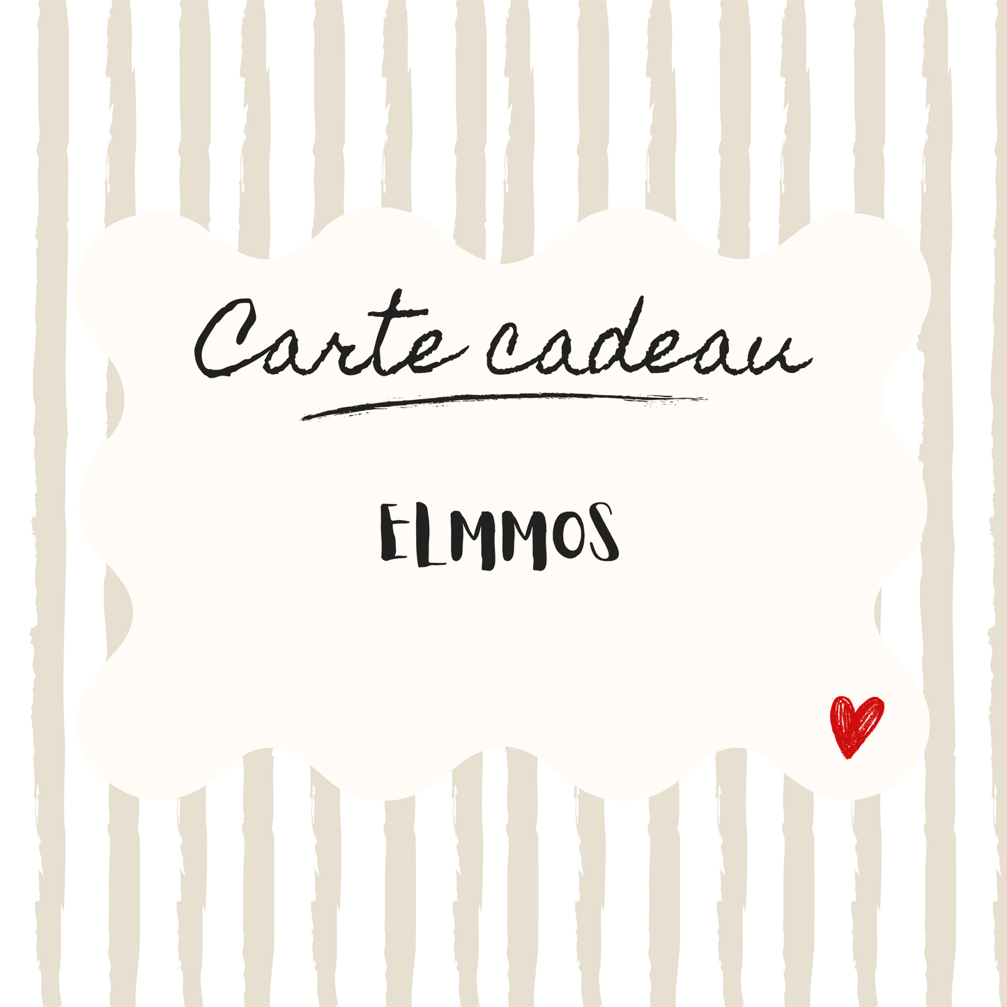 Faites plaisir à coup sûr avec la carte cadeau ELMMOS😊
