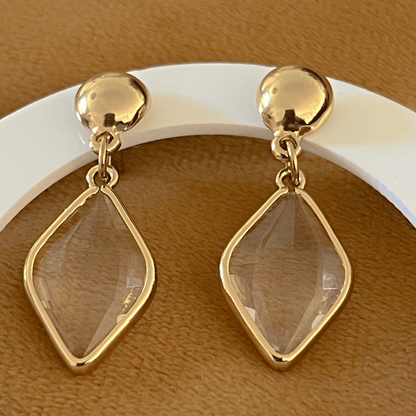 BOUCLES D'OREILLES ANOUK finition or 14k - 24K