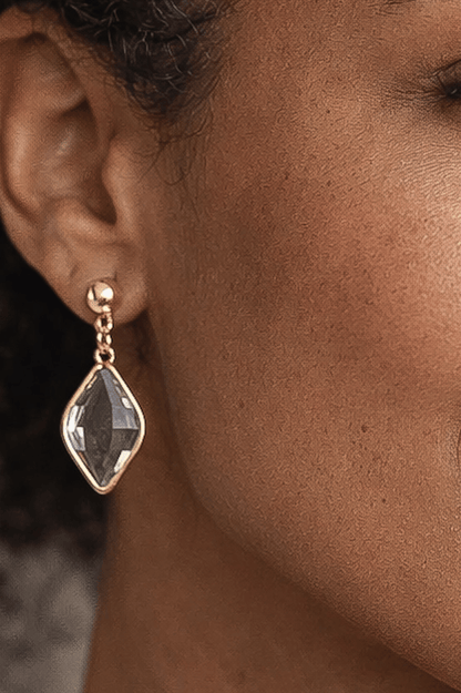 BOUCLES D'OREILLES ANOUK finition or 14k - 24K
