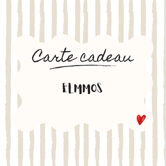 Faites plaisir à coup sûr avec la carte cadeau ELMMOS😊